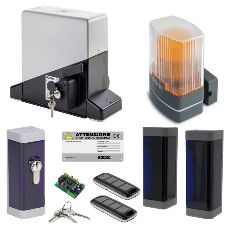 Kit portail coulissant Gibidi PASS 840E 230V