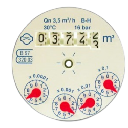 Contatore acqua a lettura diretta
