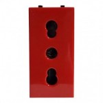 Abb Zenit Red Modules: Two-pin and Schuko sockets