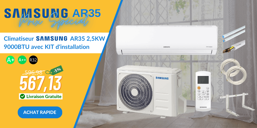 Samsung 9000 avec kit