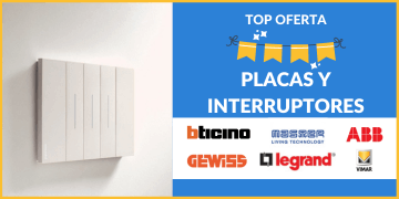 Placas y interruptores